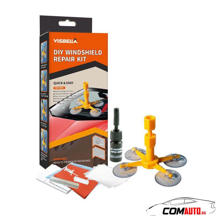 Комплект за лепене на спукано стъкло - visbella
