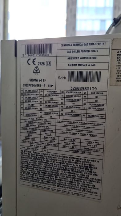 Centrala pe gaz Motan,24 kW,pt apartament