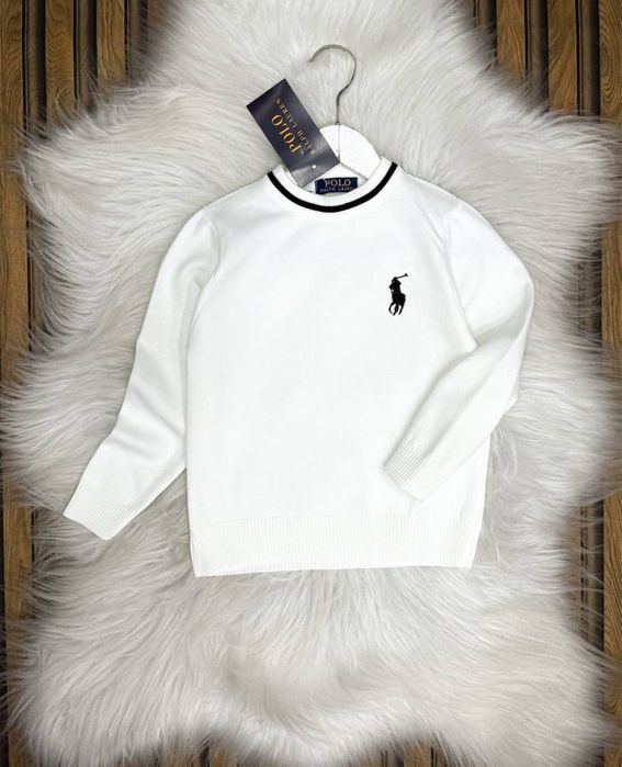 Новый белый свитер в стиле US POLO ASSN!!!