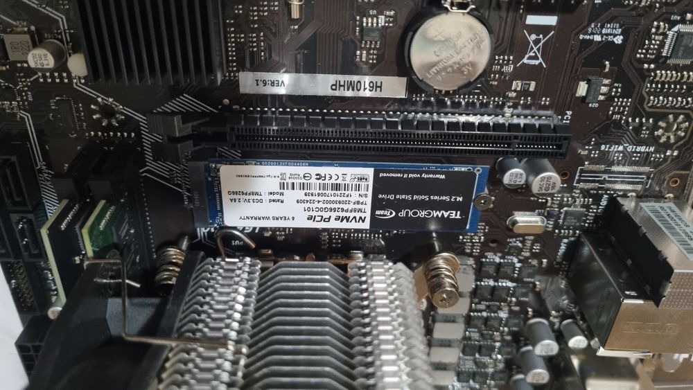 Комплект H610+i3 12100+башня deepcool