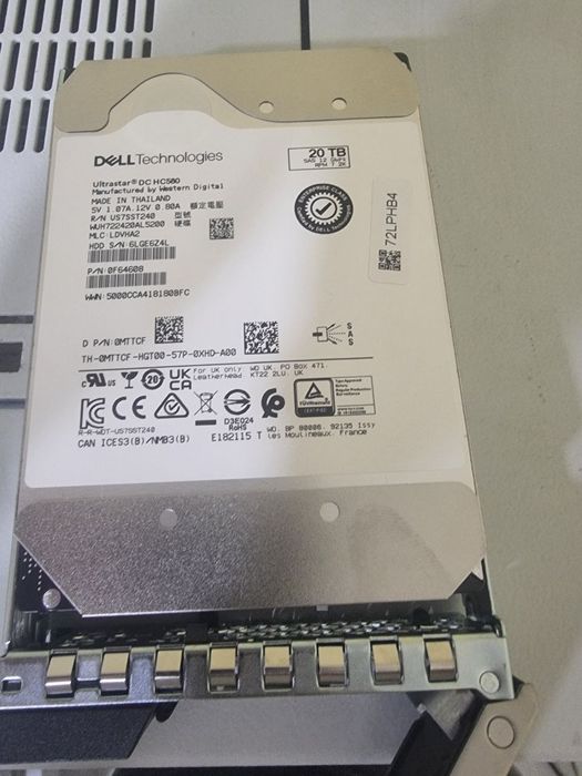 Hdd dell 20TB SAS