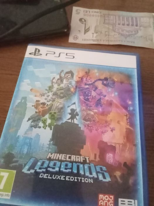 joc ps5 Minecraft legends deluxe edition folosit foarte putin