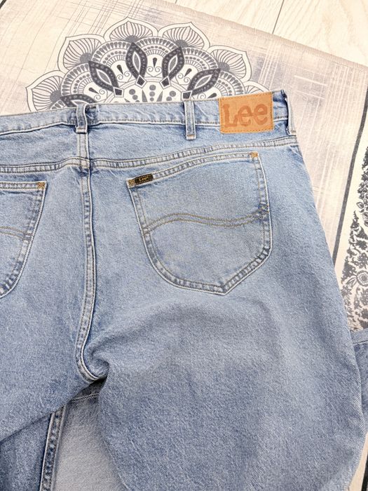 Blugi jeans barbati albastru deschis LEE - Rider slim fit talie medie W38 L32