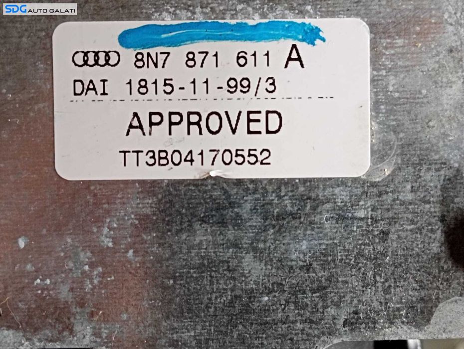 Pompa Hidraulica Decapotare Audi TT 1998 - 2006 Cod 8N7871611A [M6915]