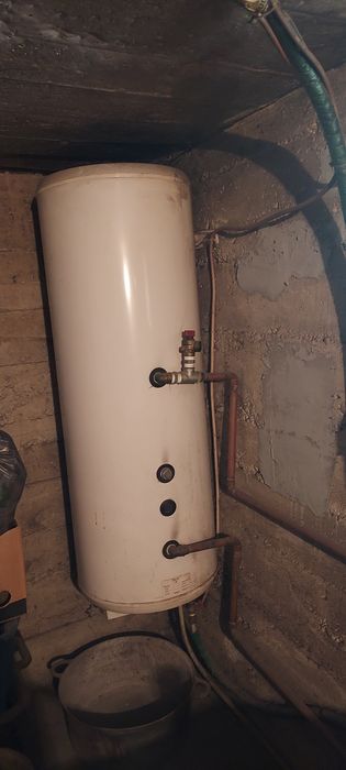 Cazan cu boiler şi ups