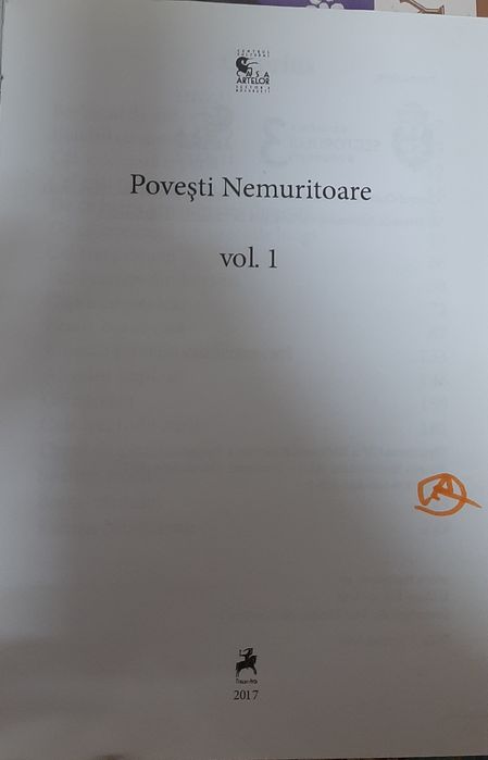 Povesti nemuritoare vol. 1 - colecția Esential