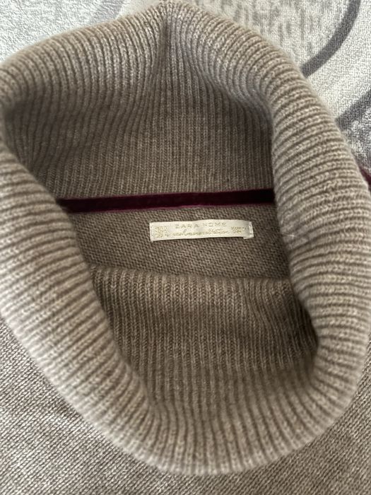 Zara пончо от кашмир