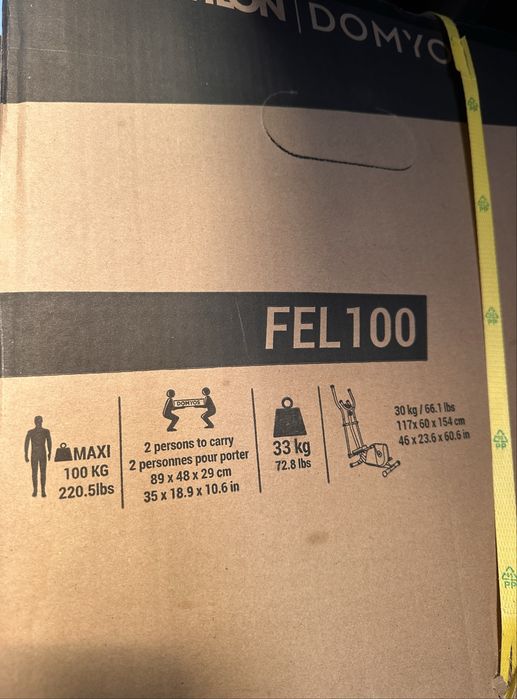 Vand bicicleta eliptica noua Domyos
