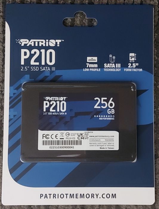 SSD диск 128 и 256GB, чисто нов, запечатан, 2.5", SATA3, посл. бройки