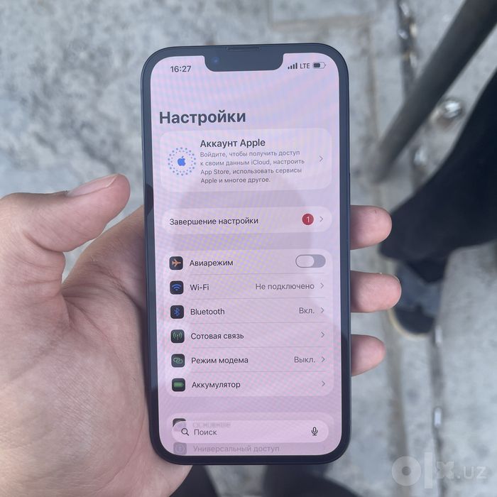 Iphone 13 sotiladi xama yeri radnoy icloudam ochlmagan
