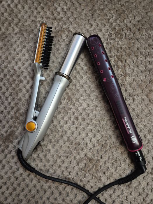 Лот маша за оформяне и преса  за мокро изправяне -50лв.