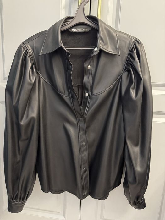 Кожанный пиджак Zara