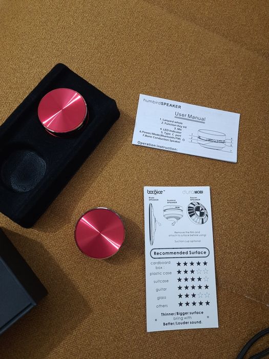 Boxe portabile bluetooth bone conduction Duramobi Humbird