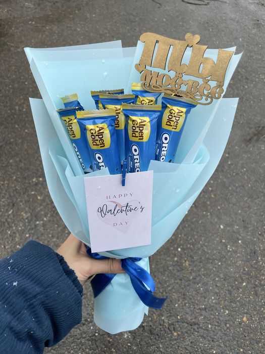 Букет из альпенгольда&орео 9100 т