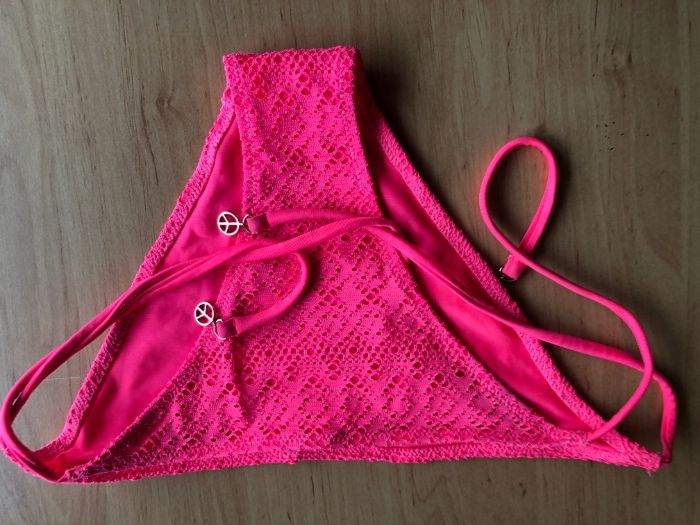 Хипи Бански дамско долнище / цикламено H&M