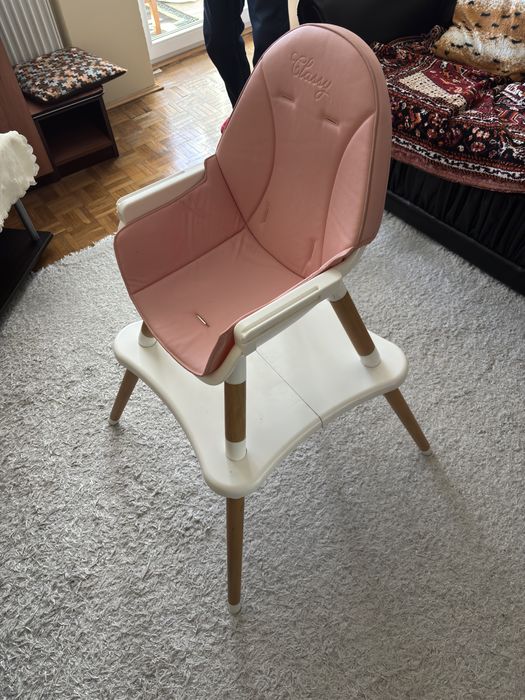 Scaun bebelusi roz 2 in 1