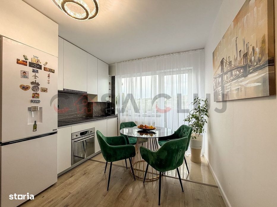 Apartament cu 2 dormitoare + living cu bucatarie open space