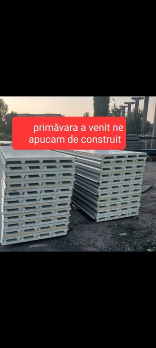 Timișoara panouri sandwich  noi perete  acoperiș  policarbonat