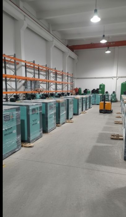 Винтовой воздушный компрессор 37кв инвертор блок 10бар  сааб оптом