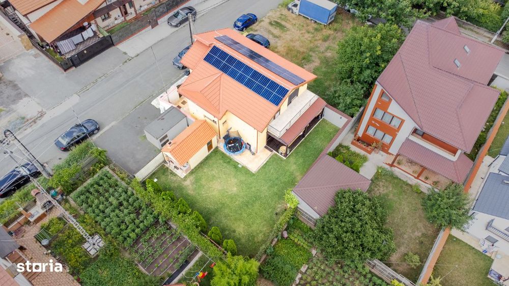 Casa/Vila P+M de vanzare – Ovidiu Sud | 4 dormitoare | Panouri fotov