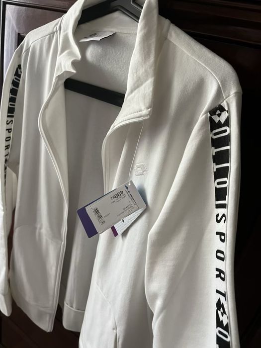 Lotto бяло дамско спортно горнище-суичър