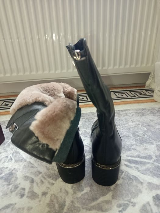 Зимний сапог натуральная кожа