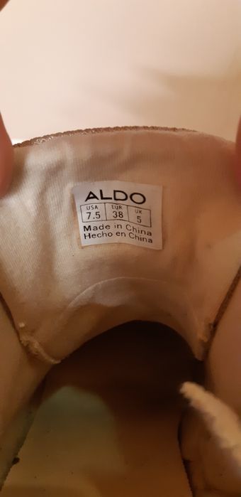 Ghete Aldo mărimea 38