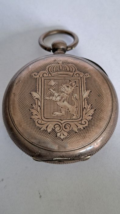 Ceas de Buzunar vechi de Argint 0,800