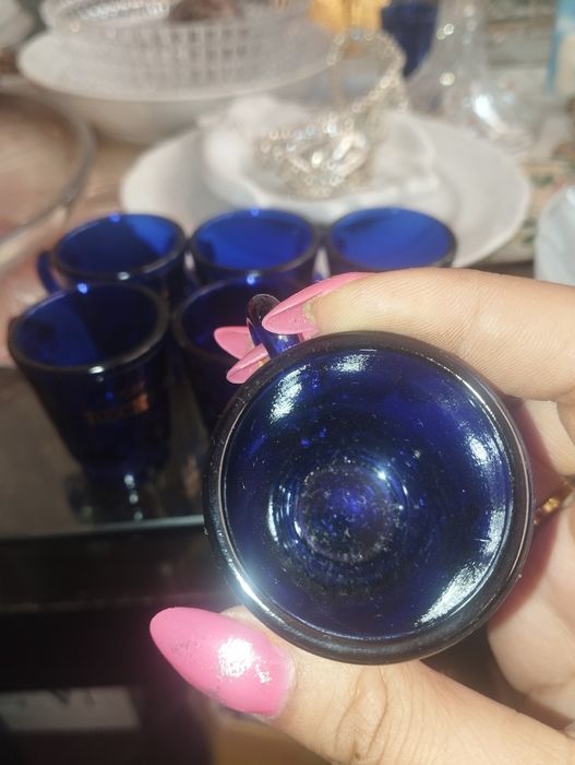 Vând cesti shot cobalt