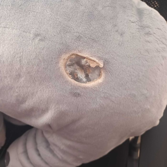 Jucarie plus elefant gri mare, defect minor, pret redus
