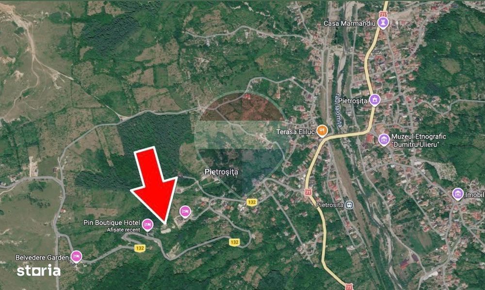 Teren intravilan 2768 mp, finantare obtinuta | Pietrosita, Dambovita