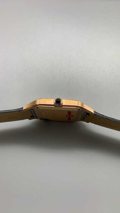 Cartier santos 100 silver/gold