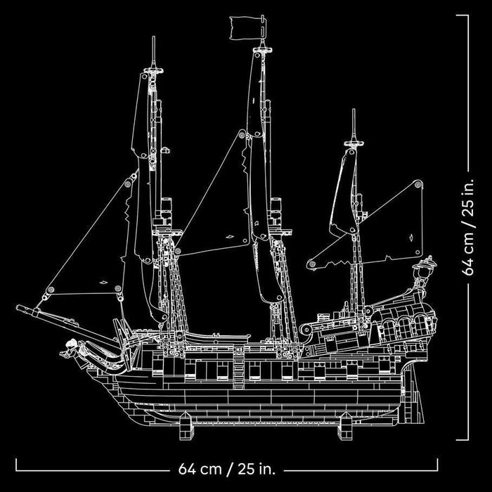 NOU TIP le go Piratii Caraibe Black Pearl Corabia Jack Sparrow 10365