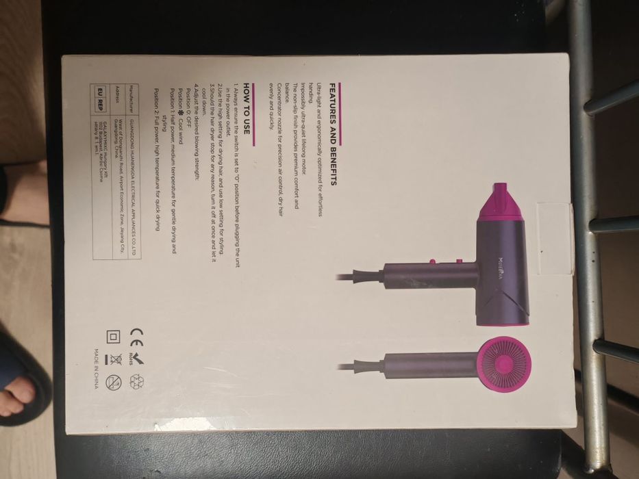 Uscător de par light