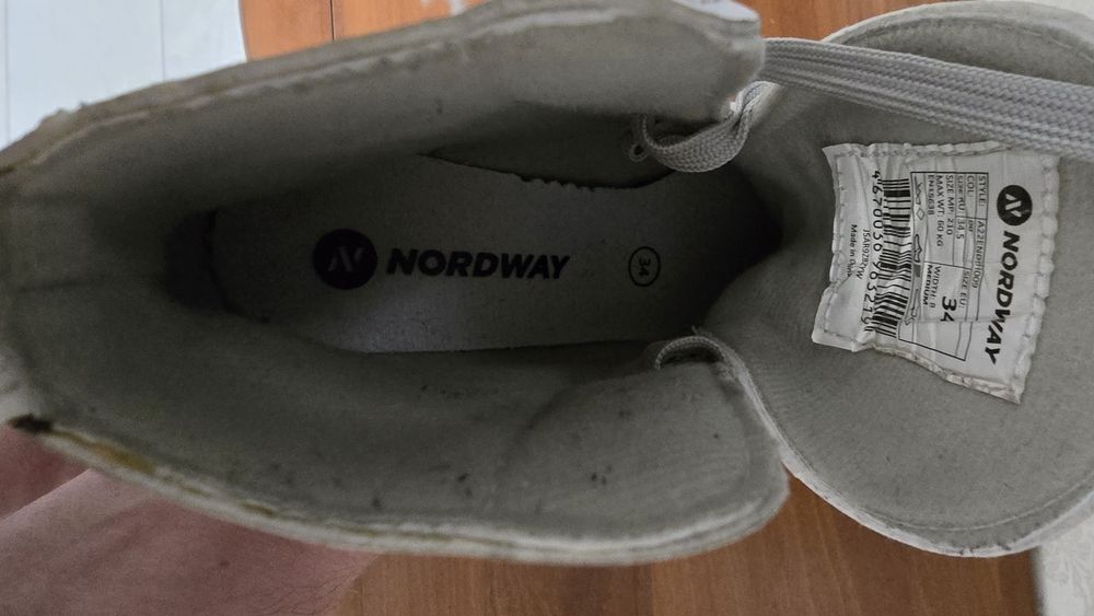 Коньки Nordway Sofia 34 размер