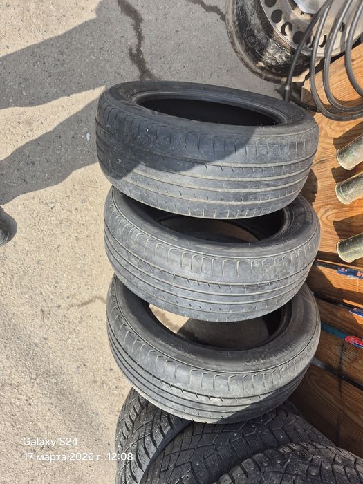 Резина летняя б.у 3 шт.