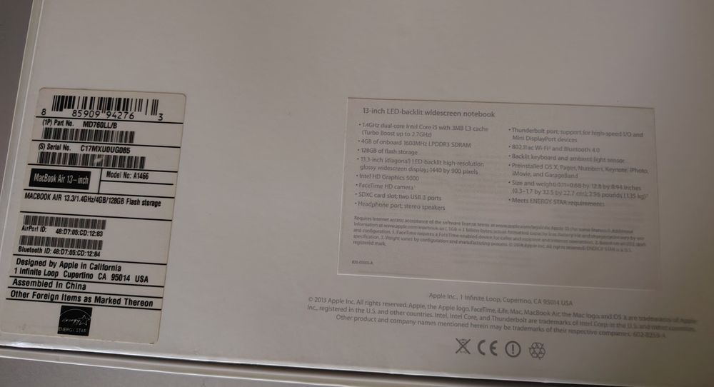 Macbook air sotiladi