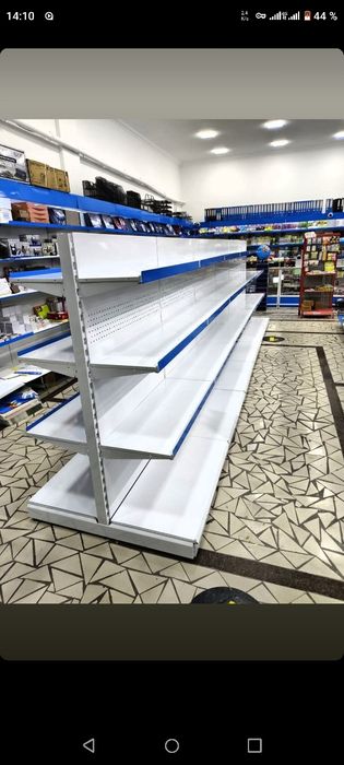 Магазинлар учун стеллаж полкалар