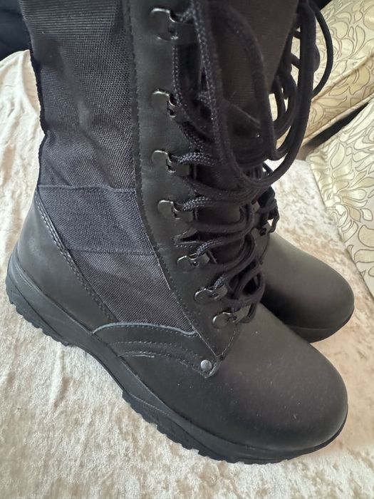 Берцы кожанный обувь