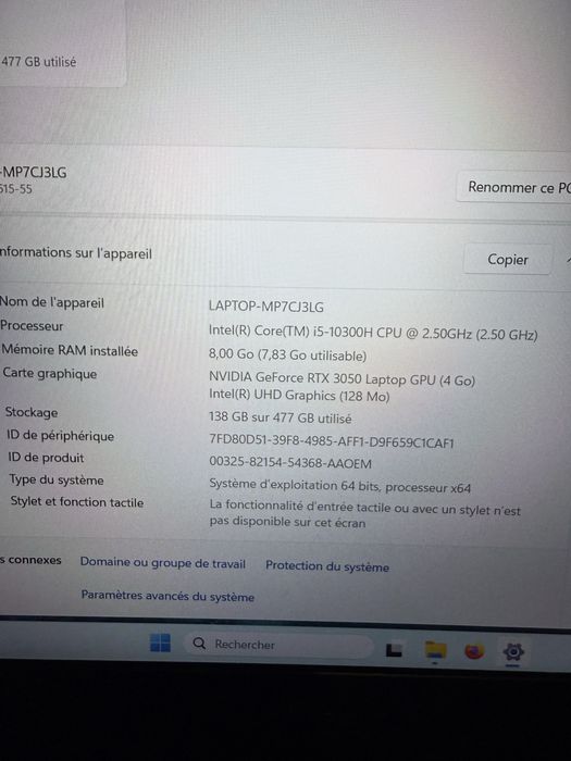 Vand laptop gaming acer nitro AN515-55