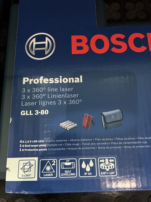 Nivele  laser Bosch  GLL 3-80 G/GLL 3-50-Sigilate