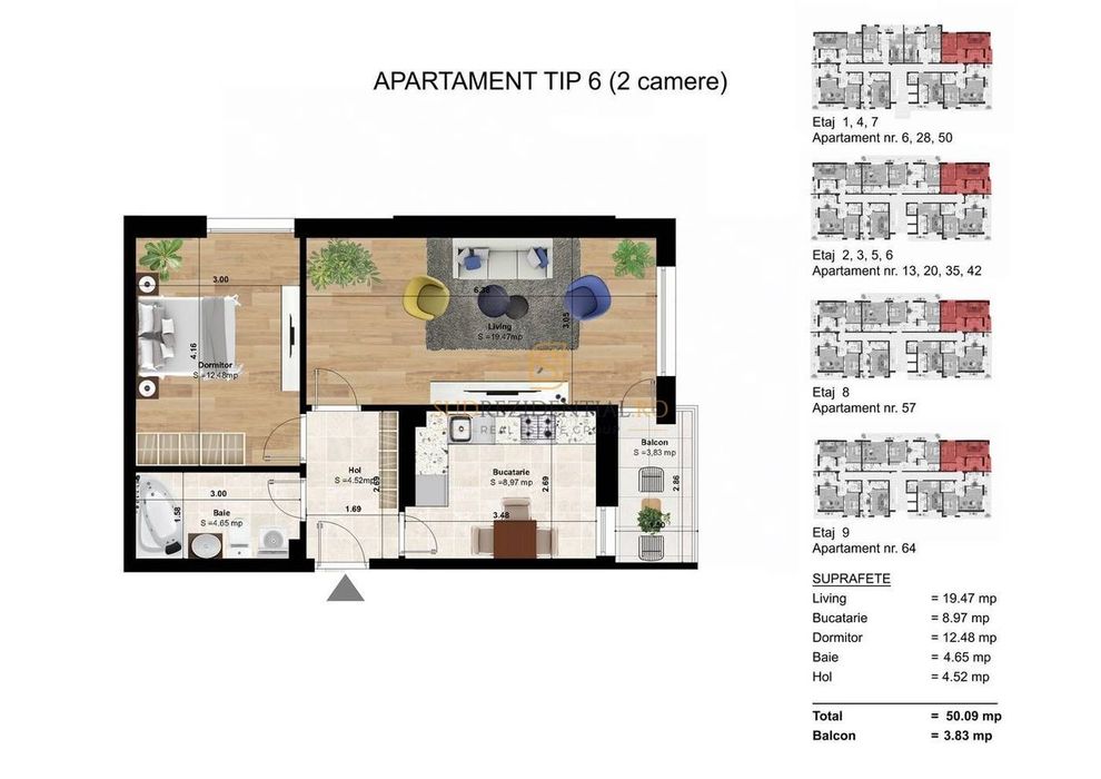 Apartament 2 camere de vanzare, Sector 4 - PRET PROMOTIONAL