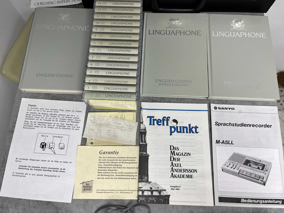 SANYO M-A5LL Înregistrator de casete  – (set COMPLET foarte rar)