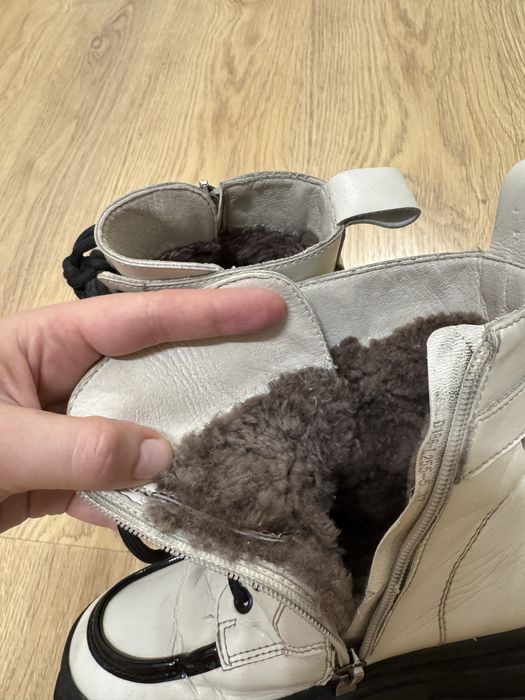 Зимние ботинки для девочки 32 размер, с мехом