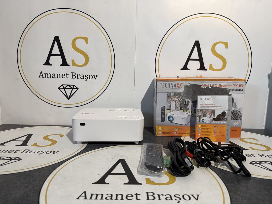 Video proiector Technaxx Mini Led Beamer TX-113 1800lumen