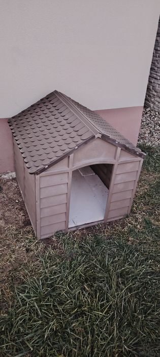 Cușcă pentru câini maro 78x85x80