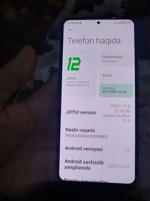 Black shark 4 12+128