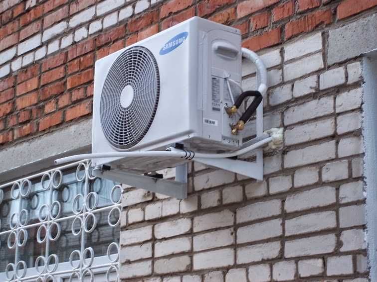 Установка кондиционера алмазный сверления