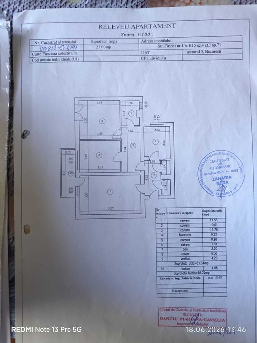 Apartament 3 camere, zona Nicolae Grigorescu
