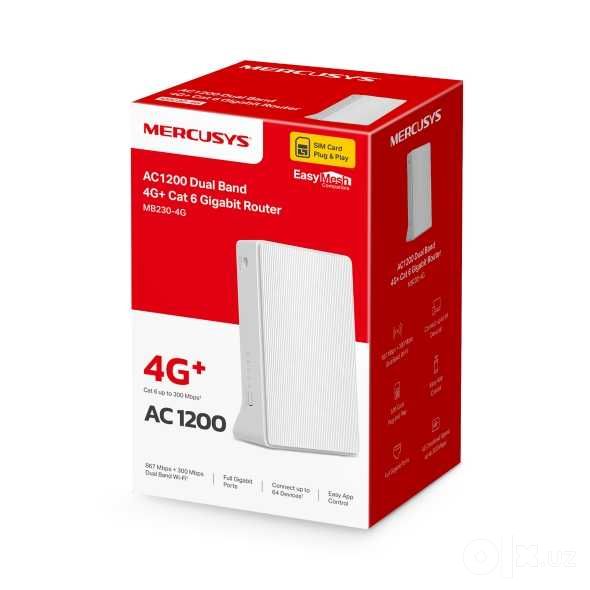 Wi-Fi router с поддержкой сим карты Mercusys MB230-4G